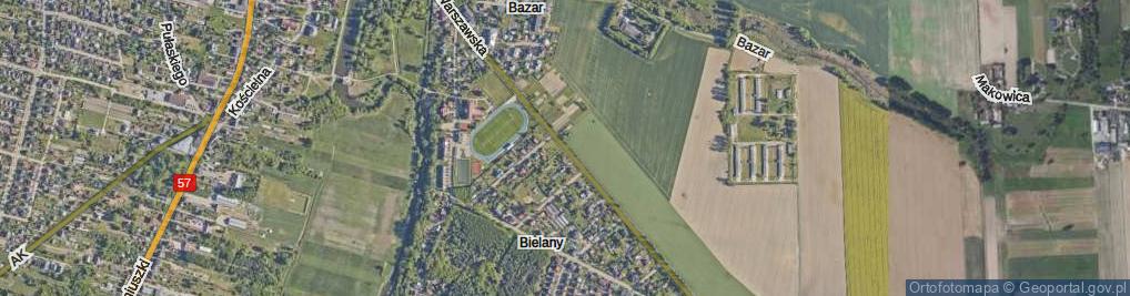 Zdjęcie satelitarne Warszawska ul.